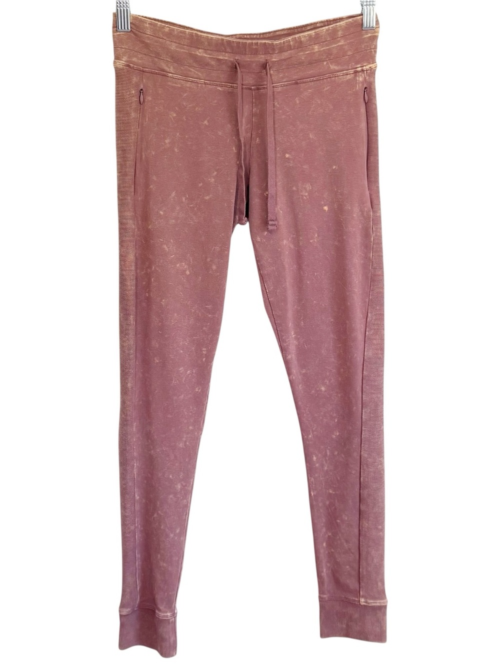 PINK VICTORIA’S SECRET YOGA Mauve Acid Wash Jogger Sweatpants Y2K S